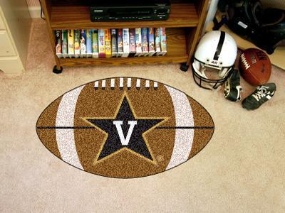 Round Rugs For Sale NCAA Vanderbilt Football Ball Rug 20.5"x32.5"