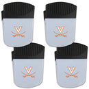 NCAA - Virginia Cavaliers Chip Clip Magnet with Bottle Opener, 4 pack-Other Cool Stuff,College Other Cool Stuff,Virginia Cavaliers Other Cool Stuff-JadeMoghul Inc.