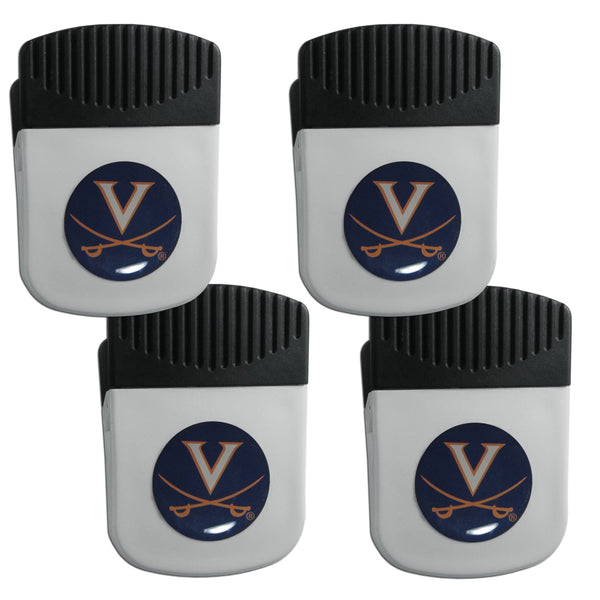 NCAA - Virginia Cavaliers Clip Magnet with Bottle Opener, 4 pack-Other Cool Stuff,College Other Cool Stuff,Virginia Cavaliers Other Cool Stuff-JadeMoghul Inc.