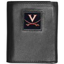 NCAA - Virginia Cavaliers Leather Tri-fold Wallet-Wallets & Checkbook Covers,Tri-fold Wallets,Tri-fold Wallets,College Tri-fold Wallets-JadeMoghul Inc.