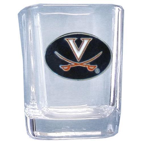 NCAA - Virginia Cavaliers Square Shot Glass-Beverage Ware,Shot Glasses,Square Shot Glasses,College Square Shot Glasses-JadeMoghul Inc.