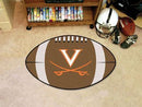 Cheap Rugs For Sale NCAA Virginia Football Ball Rug 20.5"x32.5"