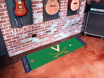 Rugs NCAA Virginia Putting Green Mat 18"x72" Golf Accessories