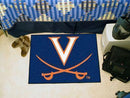 Indoor Outdoor Rugs NCAA Virginia Starter Rug 19"x30"