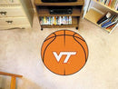 Round Area Rugs NCAA Virginia Tech Basketball Mat 27" diameter