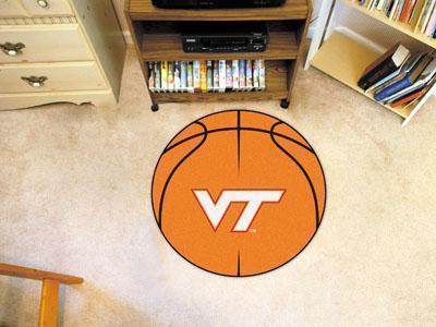 Round Area Rugs NCAA Virginia Tech Basketball Mat 27" diameter