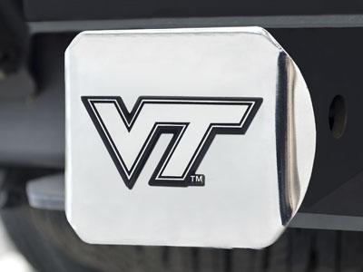 Trailer Hitch Covers NCAA Virginia Tech Chrome Hitch Cover 4 1/2"x3 3/8"