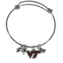 NCAA - Virginia Tech Hokies Charm Bangle Bracelet-Jewelry & Accessories,Bracelets,Charm Bangle Bracelets,College Charm Bangle Bracelets-JadeMoghul Inc.