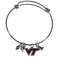 NCAA - Virginia Tech Hokies Charm Bangle Bracelet-Jewelry & Accessories,Bracelets,Charm Bangle Bracelets,College Charm Bangle Bracelets-JadeMoghul Inc.
