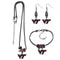 NCAA - Virginia Tech Hokies Euro Bead Jewelry 3 piece Set-Jewelry & Accessories,College Jewelry,Virginia Tech Hokies Jewelry-JadeMoghul Inc.