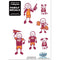 NCAA - Virginia Tech Hokies Family Decal Set Small-Automotive Accessories,Decals,Family Character Decals,Small Family Decals,College Small Family Decals-JadeMoghul Inc.
