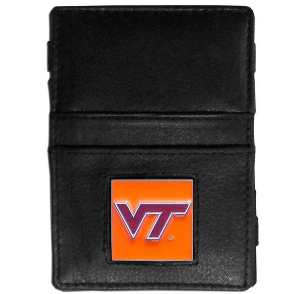 NCAA - Virginia Tech Hokies Leather Jacob's Ladder Wallet-Wallets & Checkbook Covers,Jacob's Ladder Wallets,College Jacob's Ladder Wallets-JadeMoghul Inc.