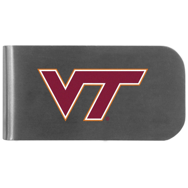 NCAA - Virginia Tech Hokies Logo Bottle Opener Money Clip-Wallets & Checkbook Covers,College Wallets,Virginia Tech Hokies Wallets-JadeMoghul Inc.