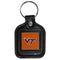 NCAA - Virginia Tech Hokies Square Leatherette Key Chain-Key Chains,Leatherette Key Chains,College Leatherette Key Chains-JadeMoghul Inc.