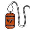 NCAA - Virginia Tech Hokies Tag Necklace-Jewelry & Accessories,Necklaces,Tag Necklaces,College Tag Necklaces-JadeMoghul Inc.
