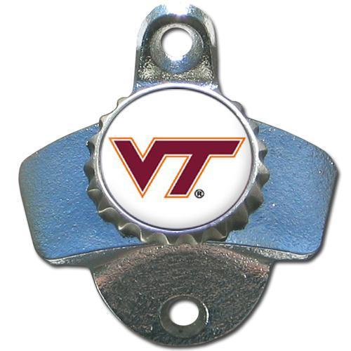 NCAA - Virginia Tech Hokies Wall Mounted Bottle Opener-Home & Office,Wall Mounted Bottle Openers,College Wall Mounted Bottle Openers-JadeMoghul Inc.