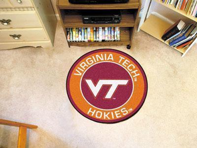 Round Rugs For Sale NCAA Virginia Tech Roundel Mat 27" diameter