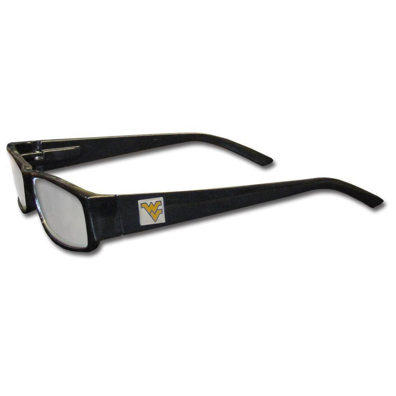 NCAA - W. Virginia Mountaineers Black Reading Glasses +1.75-Sunglasses, Eyewear & Accessories,Reading Glasses,Black Frames, Power 1.75,College Power 1.75-JadeMoghul Inc.