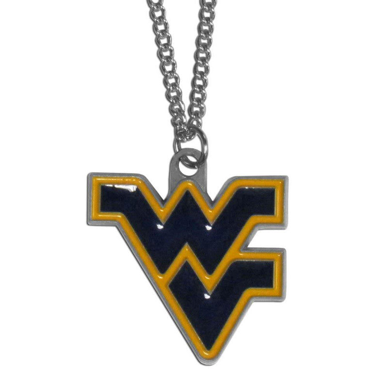 NCAA - W. Virginia Mountaineers Chain Necklace-Jewelry & Accessories,Necklaces,Chain Necklaces,College Chain Necklaces-JadeMoghul Inc.