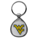 NCAA - W. Virginia Mountaineers Chrome Key Chain-Key Chains,Chrome Key Chains,College Chrome Key Chains-JadeMoghul Inc.