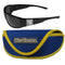 NCAA - W. Virginia Mountaineers Chrome Wrap Sunglasses and Sport Carrying Case-Sunglasses, Eyewear & Accessories,Sunglass & Accessory Sets,Chrome Wrap Sunglasses & Sport Case,College Chrome Wrap Sunglasses & Sport Case-JadeMoghul Inc.