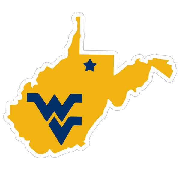 NCAA - W. Virginia Mountaineers Home State 11 Inch Magnet-Missing-JadeMoghul Inc.