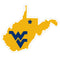 NCAA - W. Virginia Mountaineers Home State 11 Inch Magnet-Missing-JadeMoghul Inc.