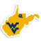 NCAA - W. Virginia Mountaineers Home State Decal-Automotive Accessories,Decals,Home State Decals,College Home State Decals-JadeMoghul Inc.
