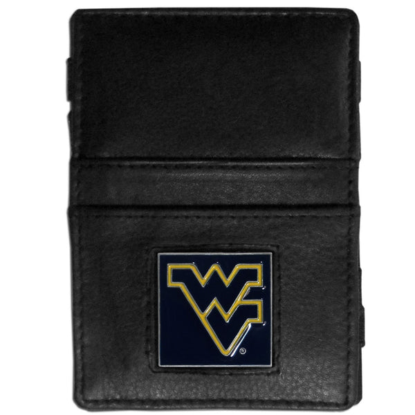 NCAA - W. Virginia Mountaineers Leather Jacob's Ladder Wallet-Wallets & Checkbook Covers,Jacob's Ladder Wallets,College Jacob's Ladder Wallets-JadeMoghul Inc.
