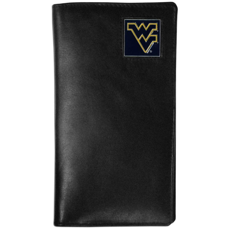 NCAA - W. Virginia Mountaineers Leather Tall Wallet-Wallets & Checkbook Covers,Tall Wallets,College Tall Wallets-JadeMoghul Inc.
