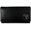 NCAA - W. Virginia Mountaineers Leather Women's Wallet-Wallets & Checkbook Covers,Women's Wallets,College Women's Wallets-JadeMoghul Inc.