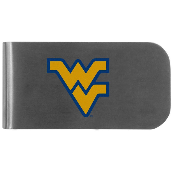 NCAA - W. Virginia Mountaineers Logo Bottle Opener Money Clip-Wallets & Checkbook Covers,College Wallets,W. Virginia Mountaineers Wallets-JadeMoghul Inc.