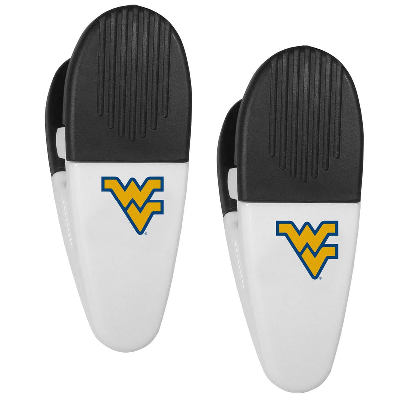 NCAA - W. Virginia Mountaineers Mini Chip Clip Magnets, 2 pk-Other Cool Stuff,College Other Cool Stuff,W. Virginia Mountaineers Other Cool Stuff-JadeMoghul Inc.