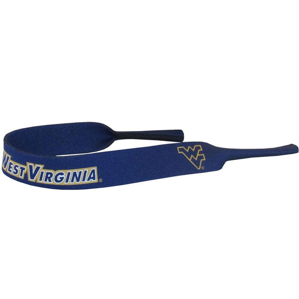 NCAA - W. Virginia Mountaineers Neoprene Sunglass Strap-Sunglasses, Eyewear & Accessories,Sunglass Straps,College Sunglass Straps-JadeMoghul Inc.