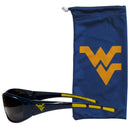 NCAA - W. Virginia Mountaineers Sunglass and Bag Set-Sunglasses, Eyewear & Accessories,Sunglass and Accessory Sets,Sunglass and Bag Sets,College Sunglass and Bag Sets-JadeMoghul Inc.