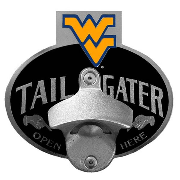 NCAA - W. Virginia Mountaineers Tailgater Hitch Cover Class III-Automotive Accessories,Hitch Covers,Tailgater Hitch Covers Class III,College Tailgater Hitch Covers Class III-JadeMoghul Inc.