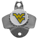 NCAA - W. Virginia Mountaineers Wall Mounted Bottle Opener-Home & Office,Wall Mounted Bottle Openers,College Wall Mounted Bottle Openers-JadeMoghul Inc.