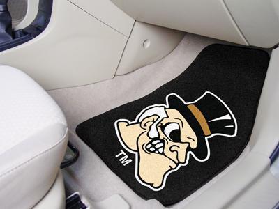 Weather Car Mats NCAA Wake Forest 2-pc Carpet Car Mat Set 17"x27"