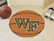 Round Rugs NCAA Wake Forest Basketball Mat 27" diameter