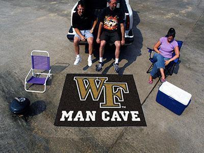 BBQ Grill Mat NCAA Wake Forest Man Cave Tailgater Rug 5'x6'