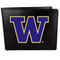 NCAA - Washington Huskies Bi-fold Wallet Large Logo-Wallets & Checkbook Covers,College Wallets,Washington Huskies Wallets-JadeMoghul Inc.