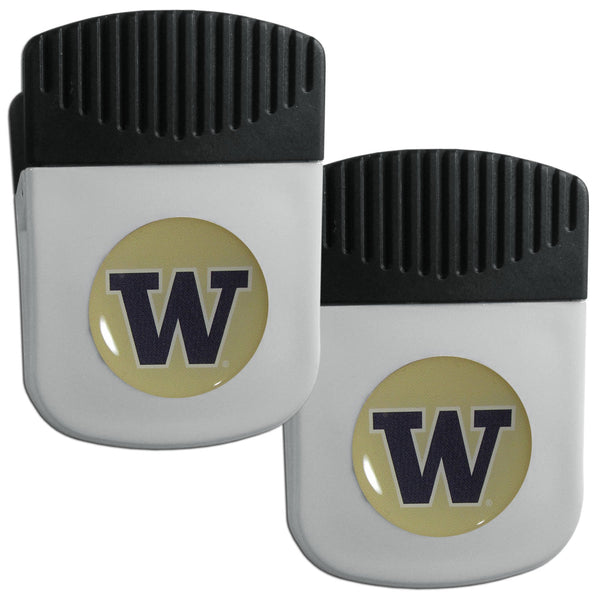 NCAA - Washington Huskies Clip Magnet with Bottle Opener, 2 pack-Other Cool Stuff,College Other Cool Stuff,Washington Huskies Other Cool Stuff-JadeMoghul Inc.