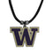 NCAA - Washington Huskies Cord Necklace-Jewelry & Accessories,Necklaces,Cord Necklaces,College Cord Necklaces-JadeMoghul Inc.