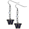 NCAA - Washington Huskies Crystal Dangle Earrings-Jewelry & Accessories,Earrings,Crystal Dangle Earrings,College Crystal Earrings-JadeMoghul Inc.