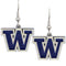 NCAA - Washington Huskies Dangle Earrings-Jewelry & Accessories,Earrings,Dangle Earrings,Dangle Earrings,College Dangle Earrings-JadeMoghul Inc.