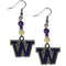 NCAA - Washington Huskies Fan Bead Dangle Earrings-Jewelry & Accessories,Earrings,Fan Bead Earrings,College Fan Bead Earrings-JadeMoghul Inc.