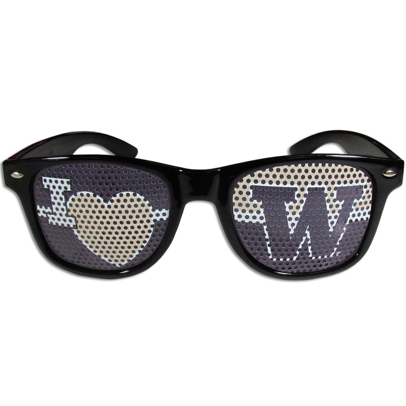 NCAA - Washington Huskies I Heart Game Day Shades-Sunglasses, Eyewear & Accessories,Sunglasses,Game Day Shades,I Heart Game Day Shades,College I Heart Game Day Shades-JadeMoghul Inc.