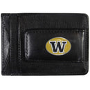 NCAA - Washington Huskies Leather Cash & Cardholder-Wallets & Checkbook Covers,Cash & Cardholders,College Cash & Cardholders-JadeMoghul Inc.