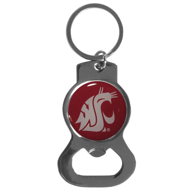 NCAA - Washington St. Cougars Bottle Opener Key Chain-Key Chains,Bottle Opener Key Chains,College Bottle Opener Key Chains-JadeMoghul Inc.