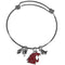 NCAA - Washington St. Cougars Charm Bangle Bracelet-Jewelry & Accessories,Bracelets,Charm Bangle Bracelets,College Charm Bangle Bracelets-JadeMoghul Inc.